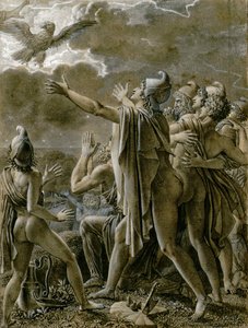 أينيس وأتباعه في Latium ، 1791-1793. بواسطة آن لويس جيروديت دي رويسي تريوسون
