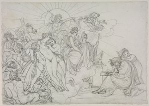 دعاء الآلهة الذين يرأسون الزراعة من "الجورجيين" لفيرجيل بواسطة Anne-Louis Girodet de Roucy-Trioson