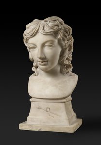 صورة تمثال نصفي للأمير هنري لوبوميرسكي في شخصية باخوس ، ج. 1787 (رخام كارارا)