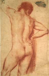 دراسة لرجل عاري القرن السابع عشر بواسطة أنيبال كاراتشي