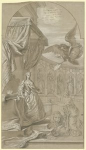 صورة رمزية لتجمع الأرشيدوقة ماريا آنا من النمسا كحاكم ، 1744 بواسطة مجهول