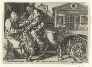السامري الصالح يدفع لصاحب الحانة مثل السامري الصالح (عنوان المسلسل) بواسطة هاينريش ألدغريفير