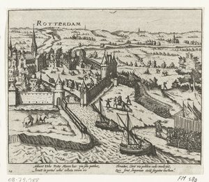 يغزو بوسو روتردام ، 1572 بواسطة مجهول