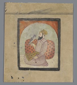 رجل هندوسي له صقر بواسطة مجهول