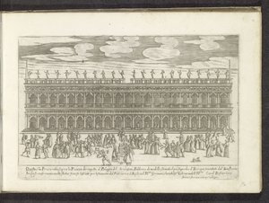 Facade van de Biblioteca Marciana te Venetië Scènes uit het Venetiaanse leven (عنوان المسلسل) Habiti d