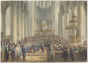 احتفال على شرف قدامى المحاربين 1813-1815 ، 1865 بواسطة مجهول