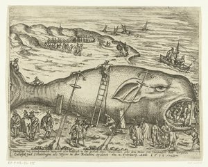 تقطعت بهم السبل والفيس بالقرب من بيركي ، 1598 Warhafttigh و Wonderful Monster أو Pottfisch على شكل حوت ، كان موير قد انسكب منه بين كاتويك وشيفلينجن في دور ويتر في علاقة ercleret في الرابع من فبراير ، Anno 1598 (tit بواسطة هانز سيبماشر (رفض الإسناد)