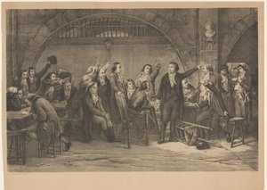 القبض على Girondins 1793 (العنوان على الكائن) بواسطة جوه. دي ليفدي