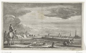 منظر كامبراي ، 1677 صورة Cameryk ، كما هي ، في عام 1677. بواسطة Lodewyk den XIV. غريب مبتلع (العنوان على الكائن) بواسطة مجهول