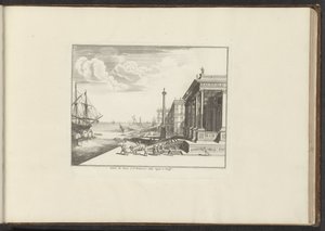 منظر من Palazzo del Nunzio Ponteficio في البندقية Palais du Nonce à St. Francesco della Vigna à Venise (العنوان على الكائن) القصور والآثار في البندقية وليفورنو ونابولي وروما (عنوان السلسلة) بواسطة ملكيور كوزيل (الأول) (ربما)