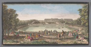 منظر لـ Orangerie في قصر فرساي Vüe ​​du Château de Versailles du côté de l