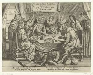 The Game at Schenckenschans ، 1635-1636 The Vorstelijcke Ravel Game at Schenckenschants / Le Ravel des Princes pour le Fort de Schentks (العنوان على الكائن) بواسطة سيمون فان دي باس (ربما)