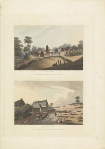 Hougoumont en La Haye-Sainte Hougoumont ، يتطلع نحو Waterloo / La Haye Sainte ، ويتطلع نحو Waterloo (العنوان على الكائن) بواسطة روبرت بوير