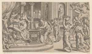 زواج Vertumnus و Pomona بواسطة باكيو باندينيلي