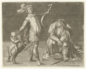 الشباب والشيخوخة Jonckheyt aensite / حزن الشيخوخة (العنوان على الكائن) بواسطة إيزاك هوينز