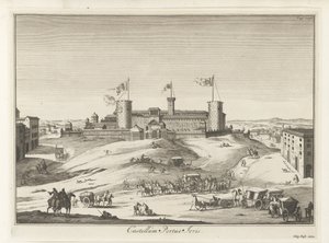 قلعة في ايطاليا Castellum Portae Jovis (العنوان على الكائن) مجلات اللوحات الايطالية (عنوان السلسلة) بواسطة فيليبو بيفي