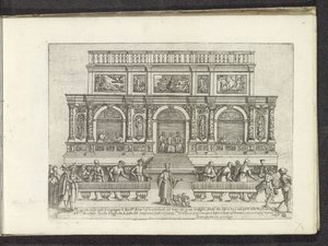 Loggetta del Sansovino op het San Marcoplein te Veneti Scènes uit het Venetiaanse leven (عنوان المسلسل) Habiti d