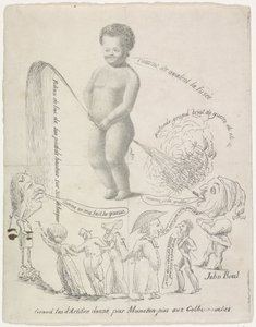 يوفر Manneken Pis الألعاب النارية ، 1820 Grand feu d