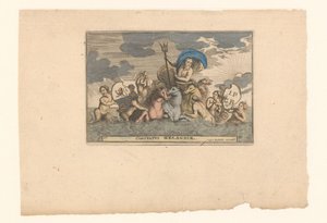 نبتون كتجسيد لزلاند Comitatus Zelandiae (العنوان على الكائن) بواسطة جاسبار بوتاتس