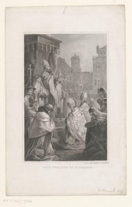 Paus Urbanus II te Clermont-Ferrand، 1095 Paus Urbanus te Clermont (العنوان على الكائن) بواسطة مجهول