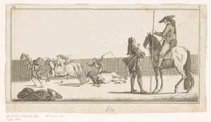 Picador و matador بعد قتل الثور Coleccion de las Principales suertes de una corrida de toros (عنوان السلسلة على الكائن) مجموعة من أهم المناورات في مصارعة الثيران (عنوان السلسلة) بواسطة أنطونيو كارنيسيرو