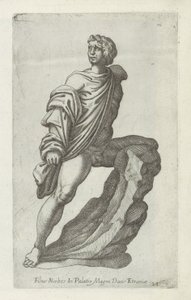Sculptuur van een zoon van Niobe ابن نيوب في قصر دوق إتروريا العظيم (العنوان على الكائن) Antieke نحت في روما (عنوان السلسلة) أيقونات التماثيل القديمة لمدينة روما والتي تُرى في الأماكن العامة (عنوان السلسلة ) بواسطة مجهول