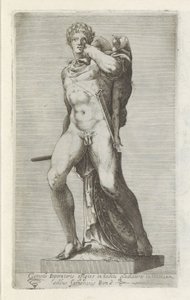 Sculptuur van keizer Commodus als gladiator صورة مريحة للإمبراطور في زي المصارع (...) (العنوان على الكائن) المنحوتات العتيقة في روما (عنوان السلسلة) أيقونات التماثيل القديمة لمدينة روما والتي تظهر في الأماكن العامة (عنوان السلسلة) بواسطة مجهول