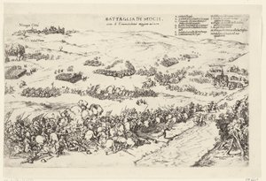 سلاج أوب دي موكرهايد ، 1574 معركة Moch ، تحت الثناء Maggiore An.o 1574 (العنوان على الكائن) بواسطة يوهان فيلهلم باور