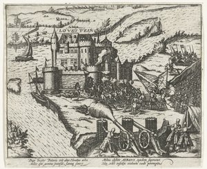 فتحة Loevestein التي اتخذها Herman de Ruiter ، 1570 بواسطة مجهول