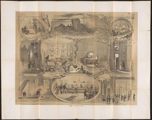 كارتون في تقويم طالب ليدن ، 1873 بواسطة مجهول