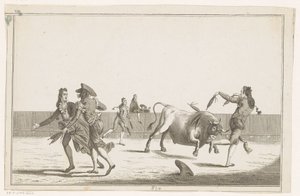يتم تحدي برج الثور مع العصابات Coleccion de las Principales suertes de una corrida de toros (عنوان السلسلة على الكائن) مجموعة من أهم المناورات في مصارعة الثيران (عنوان المسلسل) بواسطة أنطونيو كارنيسيرو