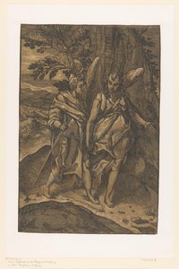 Tobias en de engel بواسطة Raffaellino da Reggio