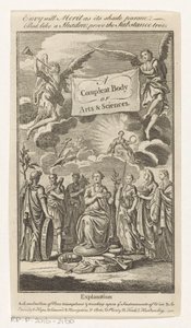 Triomf van Vrede A Compleat Body of Arts & Sciences (العنوان على الكائن) Titelpagina voor: Sn ، The Universal Magazin of Knowledge and Pleasure Vol III ، 1748 بواسطة جون هينتون