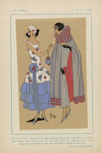 باريسي للغاية ، 1923 ، رقم 11: 15. - AU BAL. - هذا الفستان المخملي ... بواسطة تزوير