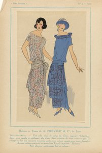 باريسي للغاية ، 1923 ، رقم 3: شرائط وأقمشة بقلم أ.بريفوست ... سينتيمينتاليس ... بواسطة إيه سي بريفوست