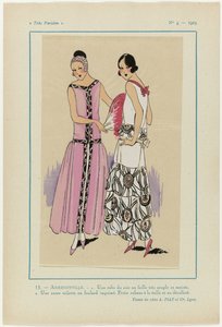 باريسي للغاية ، 1923 ، رقم 5: 15. - أرمنونفيل. - 1. فستان سهرة ... بواسطة مجهول