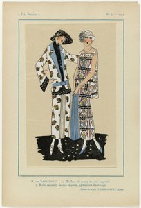 باريسي للغاية ، 1923 ، رقم 5: 9. - SANS-SOUCI. 1.بدلة جيرسي ... بواسطة جوليان جيجيت