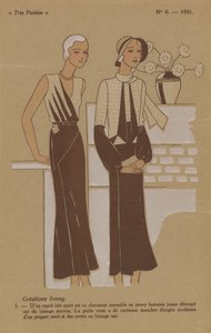 باريسي للغاية ، 1931 ، رقم 6: إبداعات جيني. / 1. - بروح رياضية جدا .... بواسطة جيني