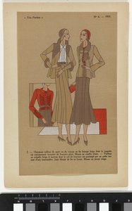 باريسي جدا. الموضة والأناقة والأناقة باريسي للغاية ، 1931 ، رقم 6: 2. - بدلة رياضية ساحرة ... بواسطة مجهول