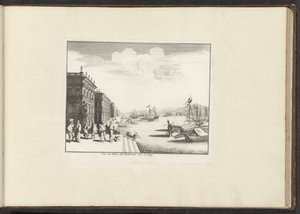 قصور البندقية على الماء Vue des Palais ، alla Fondamente Nove à Venise (العنوان على الكائن) القصور والمعالم الأثرية في البندقية وليفورنو ونابولي وروما (عنوان السلسلة) بواسطة ملكيور كوزيل (الأول) (ربما)