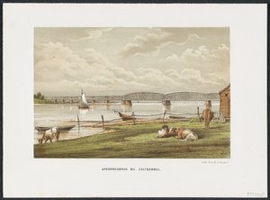 جسر وال بالقرب من Zaltbommel ، 1869 جسر للسكك الحديدية في Zaltbommel (العنوان على الكائن) جسور السكك الحديدية الرئيسية في هولندا (عنوان السلسلة) بواسطة بروس وشركاه.