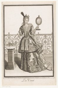 رؤية La Veue (العنوان على الكائن) الحواس الخمس (عنوان المسلسل) بواسطة أنطوان تروفان (ربما)