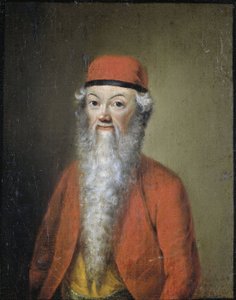 رسم كاريكاتوري لجان إتيان ليوتارد ، حوالي 1752-1800 (زيت على لوح) بواسطة مجهول مجهول