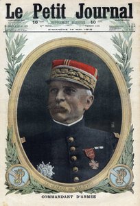 الحرب العالمية الأولى 1914-1918 (الحرب 14-18). صورة للجنرال لويس إرنست دي مودهي (1857-1921) قائد الجيش. في "" لو بيتيت جورنال "بتاريخ 14/5/1916. مجموعة خاصة بواسطة مجهول مجهول