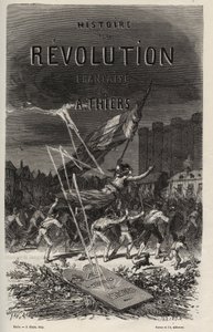 واجهة عام 1866 من "تاريخ الثورة الفرنسية" لأدولف تيير. مجموعة خاصة. بواسطة مجهول مجهول