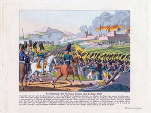 الحرب الروسية التركية 1828-1829 - اقتحام قلعة برايلوف في 15 يونيو بواسطة مجهول مجهول