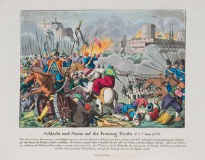 الحرب الروسية التركية 1828-1829 - اقتحام قلعة برايلوف في 15 يونيو بواسطة مجهول مجهول