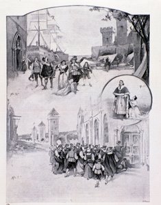 Illustration for the opera La cortigiana by Antonio Scontrino, played in Milan in 1896 بواسطة مجهول مجهول