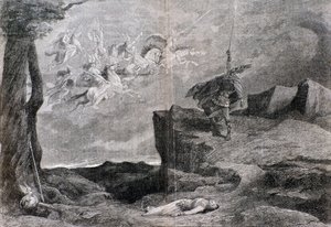 رسم توضيحي لأوبرا The Walkyrie في The Ring of the Nibelung بواسطة Wagner بواسطة مجهول مجهول