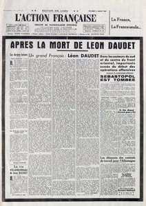 L'Action Francaise - جهاز القومية المتكاملة - الجمعة 3 يوليو بواسطة مجهول مجهول